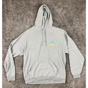Rainbow Script Streetwear Pullover Hoodie Gray Men’s Size XL Skate Hoodie